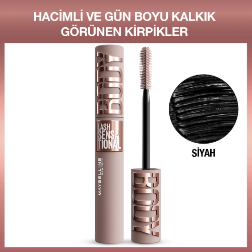 Maybelline New York Lash Sensational Body Siyah Maskara Maybelline New York Lash Sensational Body Siyah Maskara