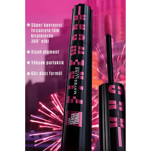 Maybelline New York Lash Sensational Maskara ve Garnier Micellar Su 100 ml