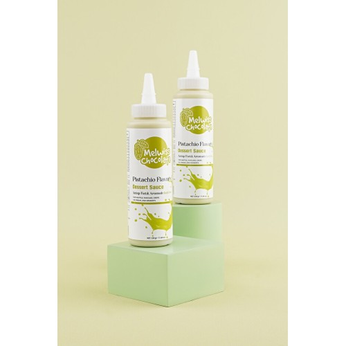 Melwiss Chocolate Antep Fıstık Aromalı Tatlı Sos 330 gr Melwiss Chocolate Antep Fıstık Aromalı Tatlı Sos 330 gr