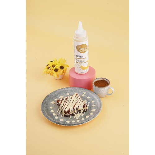 Melwiss Chocolate Beyaz Tatlı Sos 330 gr Waffle Krep Pankek Sosu