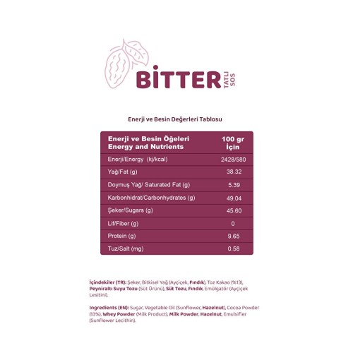 Melwiss Chocolate Bitter Tatlı Sos 330 gr Waffle Krep Pankek Sosu