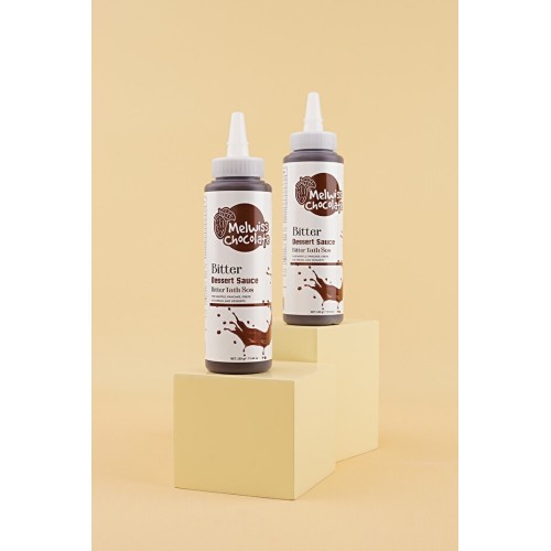 Melwiss Chocolate Bitter Tatlı Sos 330 gr Waffle Krep Pankek Sosu