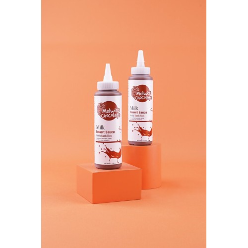 Melwiss Chocolate Sütlü Tatlı Sos 330 gr Waffle-Krep-Pankek Sosu