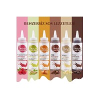 Melwiss Chocolate Tatlı Sos karma Paket 330 gr x 6 Adet