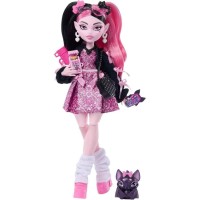 Monster High Ana Karakter Bebekler Pembe Kurdeleli Draculaura Jhk29