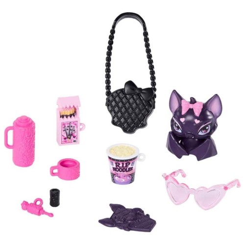 Monster High Ana Karakter Bebekler Pembe Kurdeleli Draculaura Jhk29