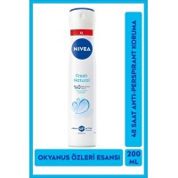 Nivea Fresh Natural Sprey Deodorant Antiperspirant 200 ml