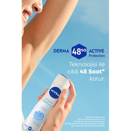 Nivea Fresh Natural Sprey Deodorant Antiperspirant 200 ml