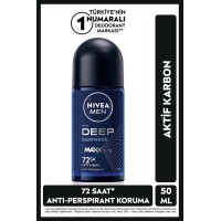 Nivea Men Deep Darkwood Aktif Karbon Roll-on Deodorant 50 ml