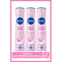 Nivea Pearl Beauty İnci Özleri ve Avakado Deodorant 150 ml x 3 Adet