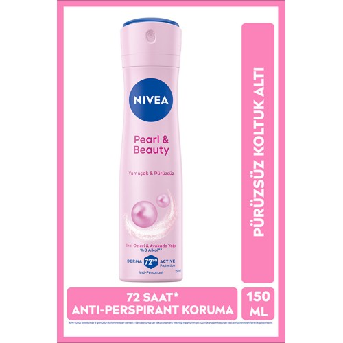 Nivea Pearl Beauty İnci Özleri ve Avakado Yağı Deodorant 150 ml