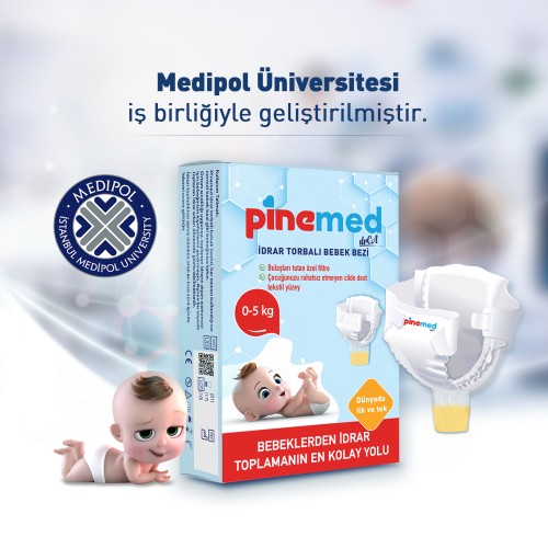 Pinemed İdrar Torbalı Bebek Bezi 11+ kg Large 2 Adet
