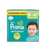 Prima Pampers Bebek Bezi Aktif Bebek Fırsat Paketi 6 No 40 lı