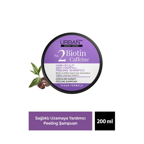 Urban Care Expert Biotin & Caffein Peeling Şampuan 200 ml Urban Care Expert Biotin & Caffein Peeling Şampuan 200 ml