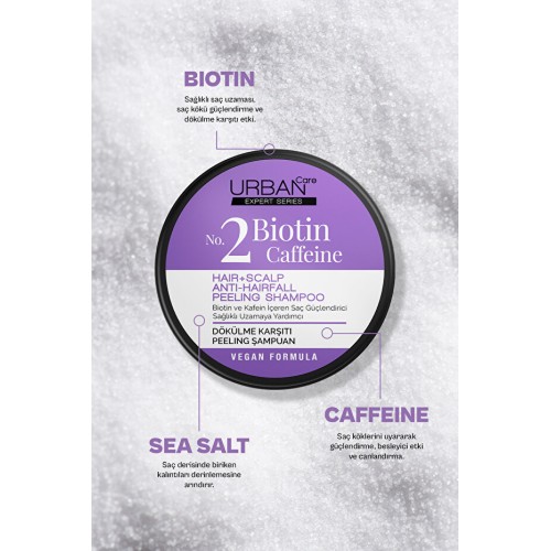 Urban Care Expert Biotin & Caffein Peeling Şampuan 200 ml Urban Care Expert Biotin & Caffein Peeling Şampuan 200 ml