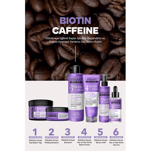 Urban Care Expert Biotin & Caffein Peeling Şampuan 200 ml Urban Care Expert Biotin & Caffein Peeling Şampuan 200 ml