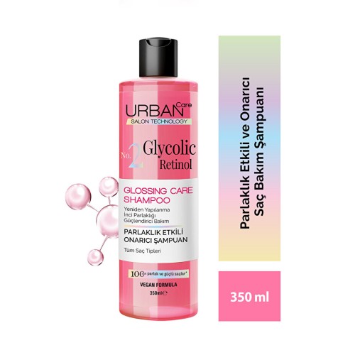 Urban Care Glycolic Retinol Parlaklık Etkili Onarıcı Şampuan 350 ml Urban Care Glycolic Retinol Parlaklık Etkili Onarıcı Şampuan 350 ml