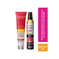 Urban Care Twisted Curls Hibiscus Bakım Kremi ve Iconic Curl Köpük Seti