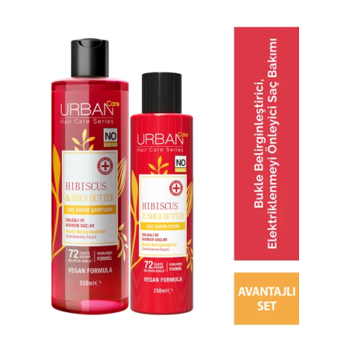 Urban Care Twisted Curls Hibiscus Şampuan ve Saç Kremi Seti