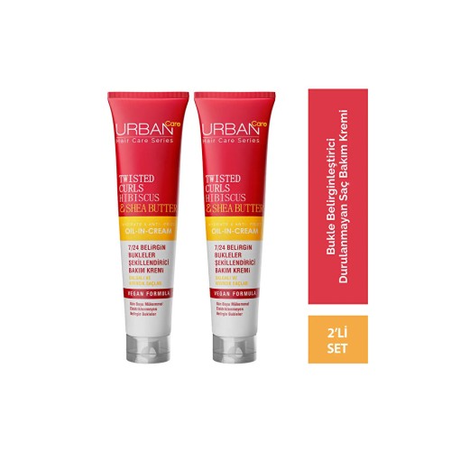 Urban Care Twisted Curls Hibiscus & Shea Butter Bakım Kremi 175 ml x 2 Adet Urban Care Twisted Curls Hibiscus & Shea Butter Bakım Kremi 175 ml x 2 Adet