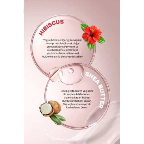 Urban Care Twisted Curls Hibiscus Shea Butter Saç Bakım Seti 4 lü