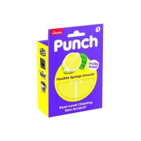 Vileda Punch Limon Kokulu Çizmez Sünger Çok Yönlü Mutfak-Banyo