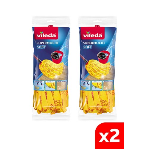 Vileda SuperMocio %30 Mikrofiber Paspas Yedek x 2 Adet