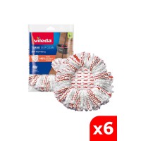 Vileda Turbo 3in1 Extra Pedli Mikrofiber Yedek Paspas x 6 Adet