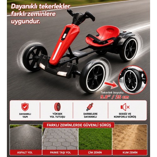 UJ Toys Go-Kart 12 V Akülü Araba