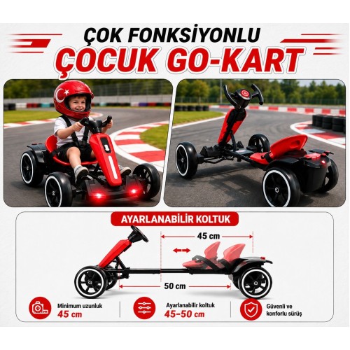UJ Toys Go-Kart 12 V Akülü Araba