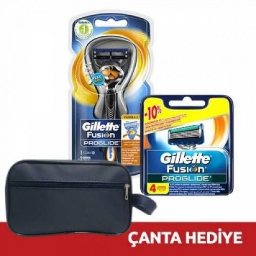 Gillette Proglide Flexball Makine + 6 Yedek (Çanta Hediye)