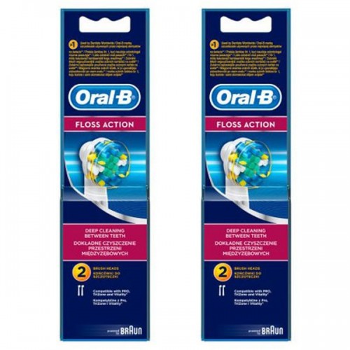 Oral-B Diş Fırçası Yedek Başlığı Floss Action 2 li x 2 Adet