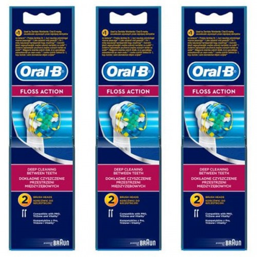 Oral-B Diş Fırçası Yedek Başlığı Floss Action 2 li x 3 Adet