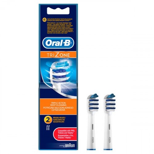 Oral-B Diş Fırçası Yedek Başlığı Trizone 2 li