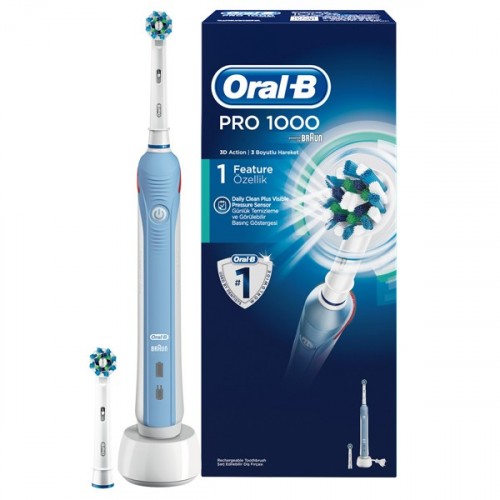 Oral-B Pro 1000 Şarj Edilebilir Diş Fırçası