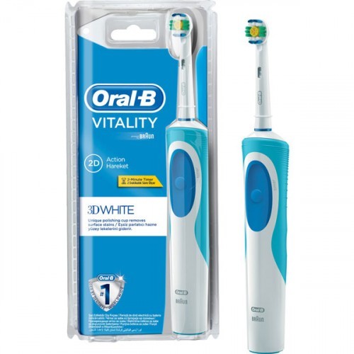 Oral-B Vitality Şarj Edilebilir Diş Fırçası 3D White