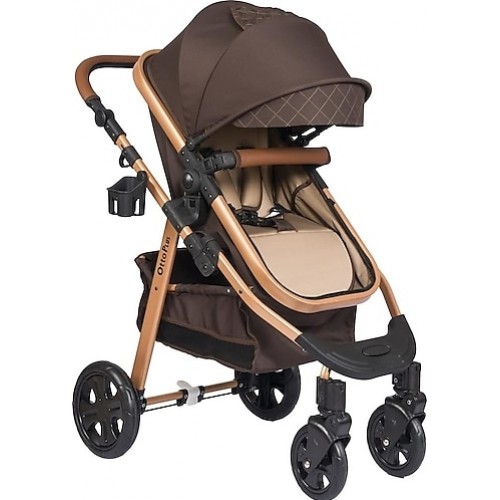 Otto Plus 470 Travel Sistem Bebek Arabası Gold - Kahve
