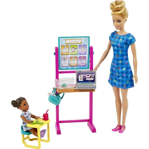 Barbie Meslekleri Oyun Setleri - Öğretmen Sarı Saçlı DHB63-HCN19