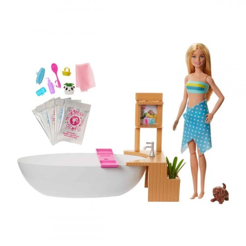 Barbie Wellness - Barbie nin Spa Günü Oyun Seti GJN32