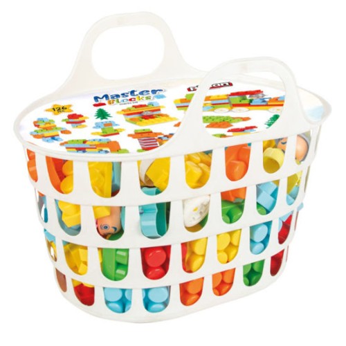 Pilsan Aksesuarlı Master Bloklar Sepetli (128 Parça)  03 579