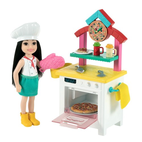 Barbie Chelsea Meslekleri Öğreniyor Bebek ve Oyun Setleri GTR88-GTN63