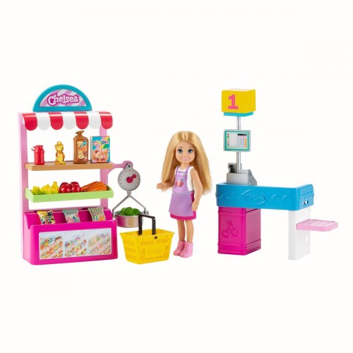 Barbie Chelsea Meslekleri Öğreniyor Market Çalışanı Chelsea GTN67