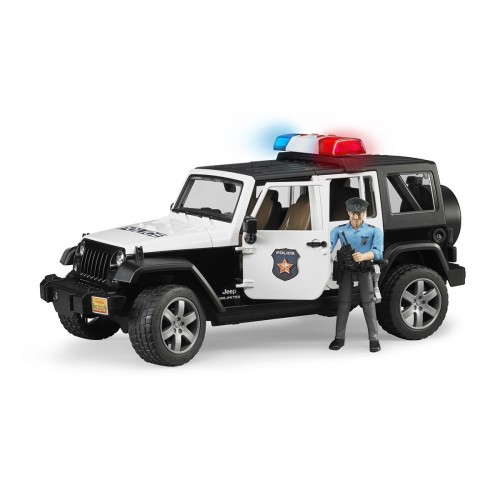 Bruder Jeep Wrangler U.R. Polis Aracı Ve Memur BR02526