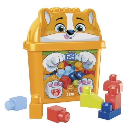 Mega Bloks Sevimli Hayvanlar Blok Kutusu Turuncu Köpek GCT46 - HDK81