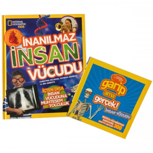 National Geographic Kids İnanılmaz İnsan Vücudu Seti (2 Kitap) - Kolektif