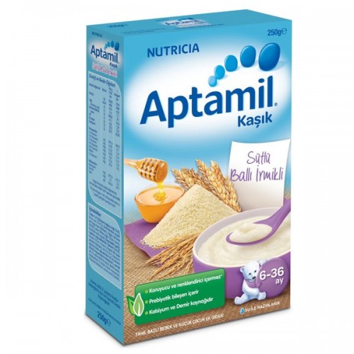 Aptamil Sütlü Ballı İrmikli Kaşık Maması 250 gr