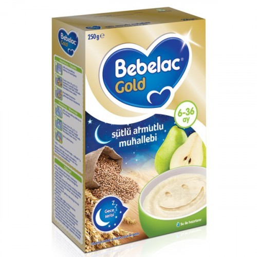 Bebelac Gold Sütlü Armutlu Muhallebi (Gece) 250 gr