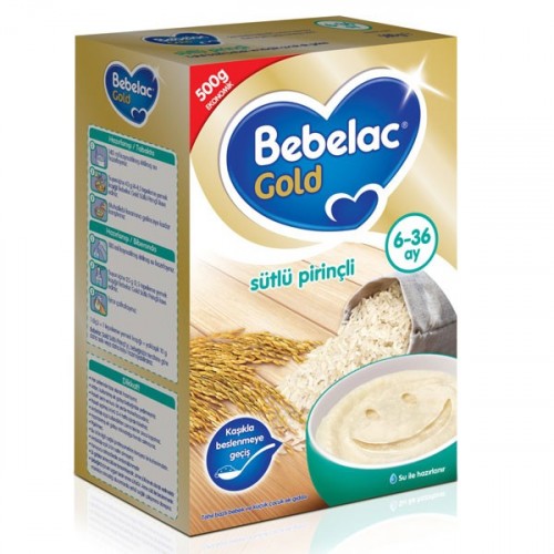 Bebelac Gold Sütlü Pirinçli Kaşık Maması 500 gr