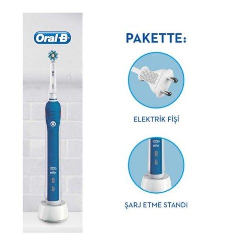 Oral-B Pro 2000 Şarj Edilebilir Diş Fırçası