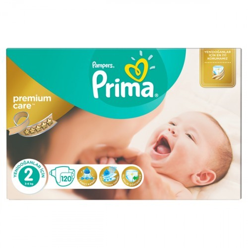 Prima Bebek Bezi Premium Care Dev Ekonomi Paketi 2 Beden 120 li